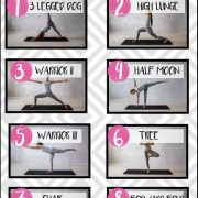 A fun a simple 10 minute yoga routine to lift and tone your butt! This sequence ...