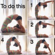 Awesome flexibility you will have when you practice this yoga pose. How about ge...