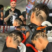 Corte #freestyle feito na #acaosocial no #mexico70 #barber #barbershopconnect ...