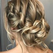 Romantic Updo with a Side Braid...