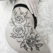 Roses Tattoo Artist: @marie_tattooing - M A R I E S U Moscow...