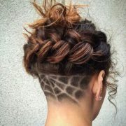 Spider Web - Undercut Hair Designs For The Most Bold And Badass Ladies - Photos...