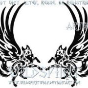 Winged Fox Pair Tattoo by *WildSpiritWolf on deviantART...