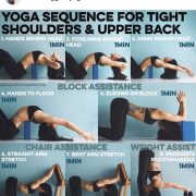 Yoga sequence for tight shoulders and upper back...