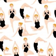 Yoga Girls Vector Graphic