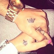 Charismatic pairs with matching tattoos that show that real love is everlasting
