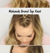 Mohawk Braid Top Knot