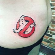 Got the Ghostbusters symbol tattooed on my ass today by  because I am not afraid and I will always believe.      ...