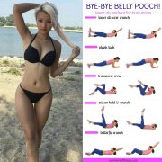 Bye bye belly poach - Lower ab workout for busy moms lower ab lever crunch