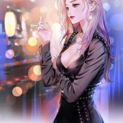 smoker anime sexy woman